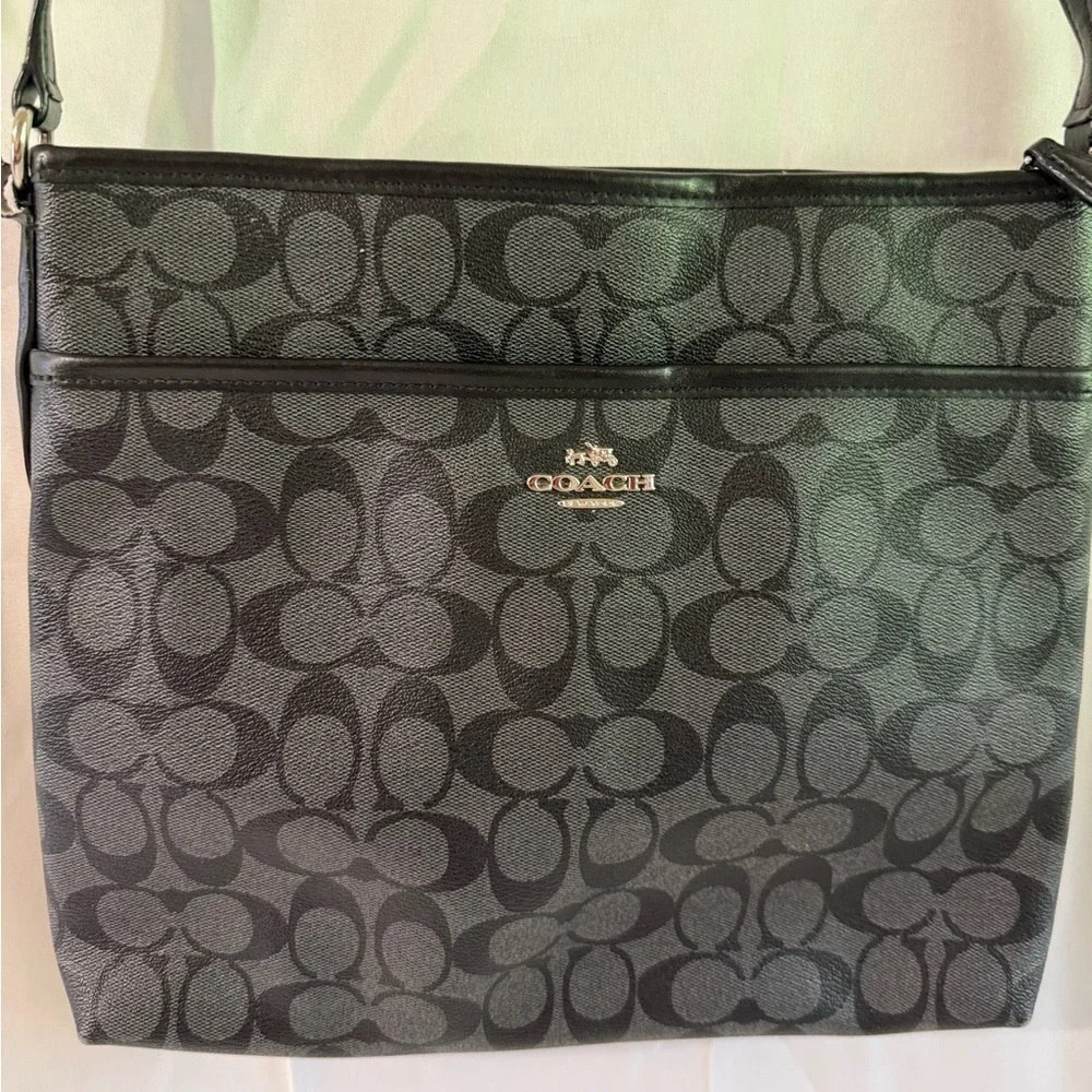 Coach Black Signature Crossbody Bag